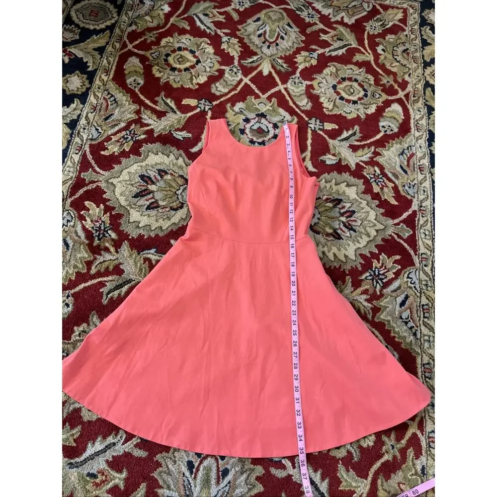 Kate Spade New York Sz 6 Sleeveless Bow Back‎ Sheath Mini Dress Pink S Classic